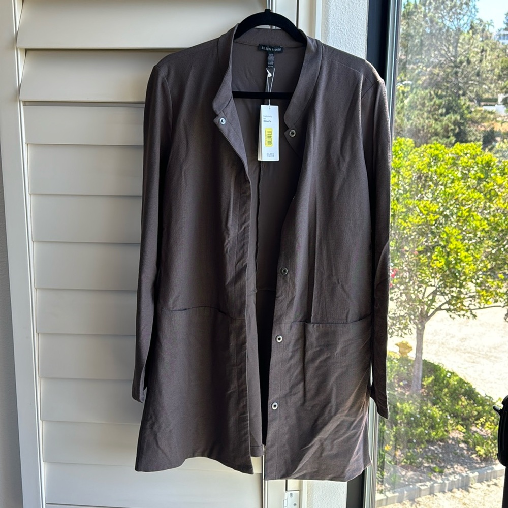 Eileen Fisher Tan Duster! 🤎